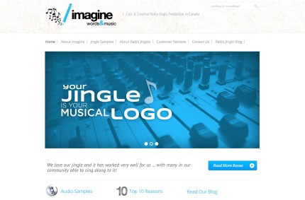 ImagineWordsandMusic.com :: Radio Jingle Website