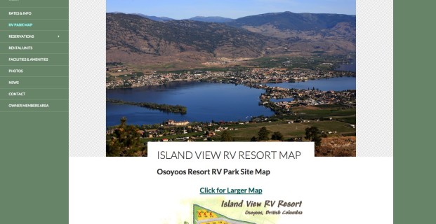 IslandViewRVresort.com :: Resort Website