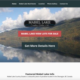 MabelLake.ca :: Waterfront Real Estate Website