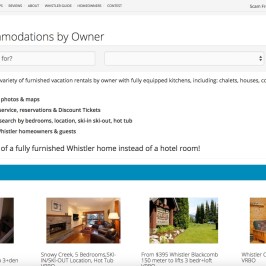 WhistlerbyOwner.com :: Vacation Rental by Owner (VRBO) Website