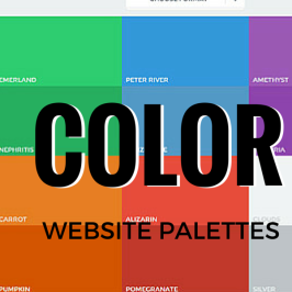 Color Palette Samples for Website Design