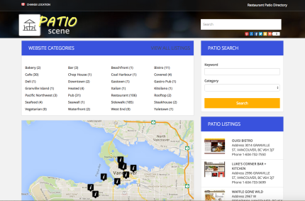 PatioScene.ca :: Directory Website Project