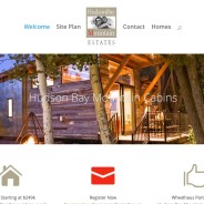 Real Estate Development Website for HudsonBayMountainCabins.com